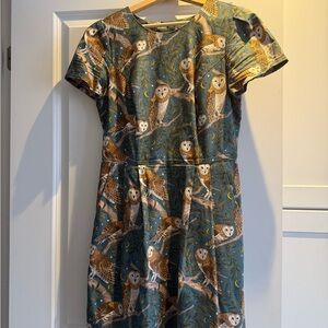 Birds of North America Owl Print Dress